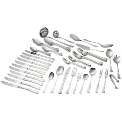 ggs-solingen 813201576 bianca ménagère polie haute brillance coffret en cuir 72 pièces