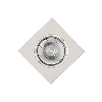 LUCIDE 11002/21/31 ÉCLAIRAGE DE PLAFOND ENCASTRE CARRÉ HALOGÈNE GU10 DIMMABLE