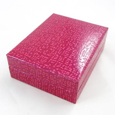 Ecrin Pendentif 'Design' framboise