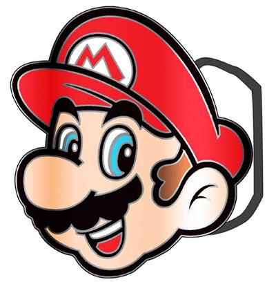 Super Mario Bros. boucle de ceinture Mario Face