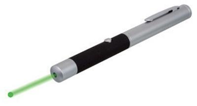 Pointeur laser vert à piles (fourni avec 2 piles 1,5v AA) portée 100m