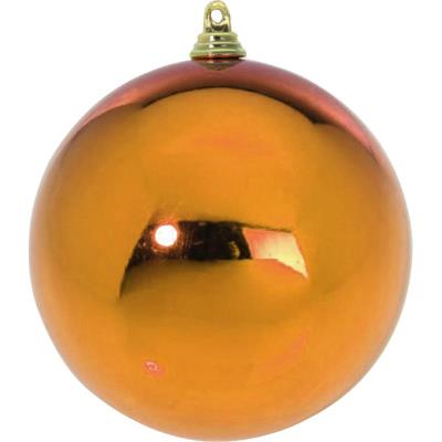 Lot De 12 Boules De Noël D60 Mm Alpine Cuivre