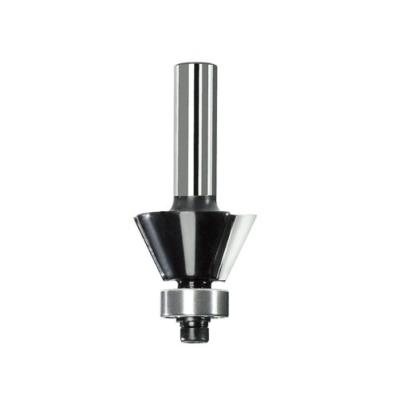 Fraise pour Défonseuse Bosch Fraise A Roulement En Carbure De Tungstene - Embout Pilote A Double Tige 45°