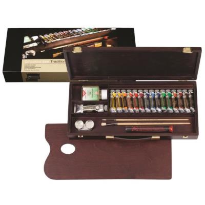 REMBRANDT Huile Coffret Bois Traditional