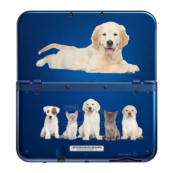 Coque New 3ds Xl Chien 3 Dog Chat Cat Labrador Mignon Pet Transparente