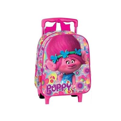 Paxos 53602 Sac à dos à roulettes maternelle - Les Trolls