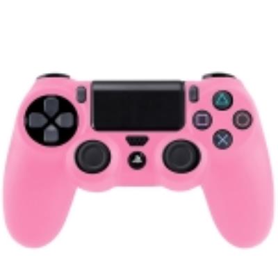 PS4 Coque Housse Silicone Manettes Rose