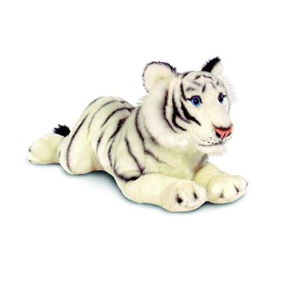 KEEL TOYS - 64842 - PELUCHE - TIGRE - BLANC - 46 CM