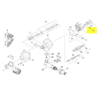 KIT DE PIECES DE RECHANGE REPERE 11 POUR NETTOYEUR HAUTE-PRESSION KARCHER - 90