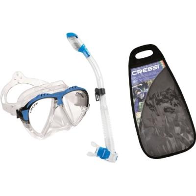 Cressi sub s.p.a. wdm1000127 ensemble masque + tuba bleu
