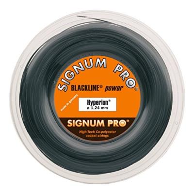 Signum pro hyperion bobine cordage de tennis noir 1,24 mm x 200 m