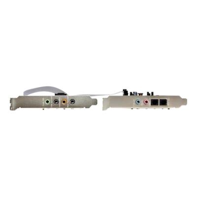 StarTech.com 7.1 PCI Express surround geluidskaart - 7.1 kanaals PCIe sound card - 24 bit - 192 kHz - SPDIF Digital Optical - geluidskaart