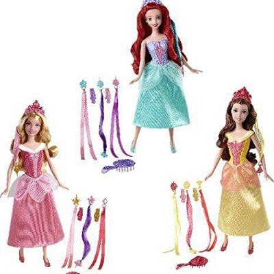 Princesses Disney - Bdj48 - Poupée Mannequin - Coiffure De Princesse Mattel 328025
