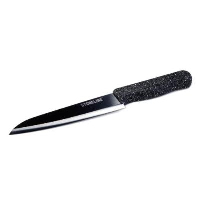 STONELINE COUTEAU CERAMIQUE NOIR MANCHES PIERRE / GRAND COUTEAU 27 CM