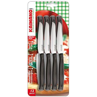 Kaimano kdn044512n dinamik 12 couteaux à pizza, noir