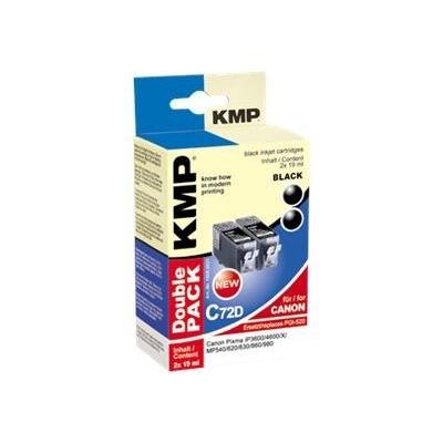 KMP C72D - 2 - zwart - inktcartridge (alternative for: Canon PGI-520BK)