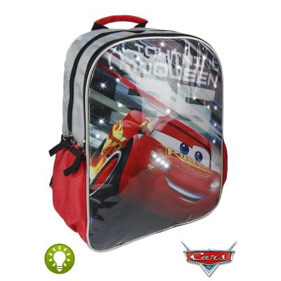 Cars Sac à dos Cartable avec lumière 40x30