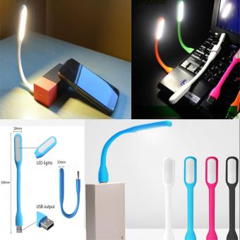 Jollini® Mini Lampe Led USB Fléxible pour Ordinateur Portable Bleu