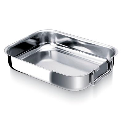 Beka 20043430 plat à four rectangulaire en acier inoxydable