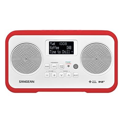 Sangean Dpr-77 Radio Numérique Dab Rouge