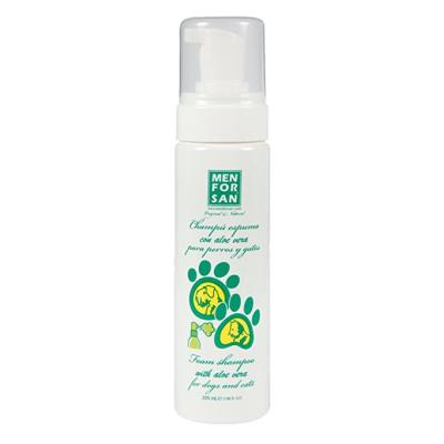 Menforsan Shampooing Mousse Ã  l'Aloe Vera pour Chien/Chat 200 ml