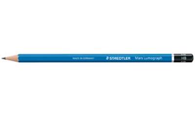 Staedtler - Crayon Mars Lumograph, Hexagonal, 4H