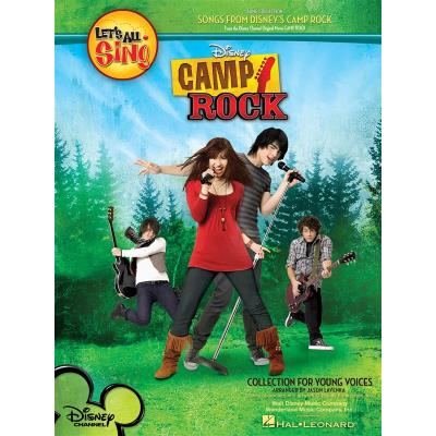 Partitions variété, pop, rock... HAL LEONARD LET'S ALL SING SONGS FROM DISNEY'S CAMP ROCK COLLECTION FOR YOUNG VOI Musique pour enfants