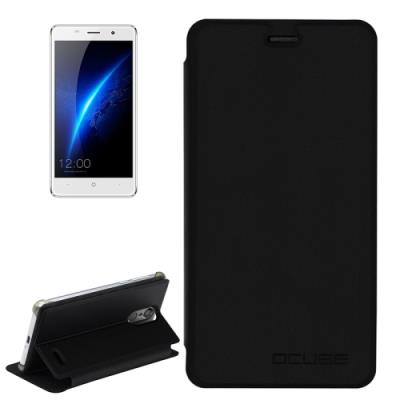 OCUBE LEAGOO M5 Housse Etui Cuir PU Noir Horizontal