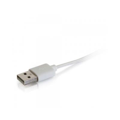 C2G Usb A Male To Lightning Male Sync And Charging Cable - Câble De Données / Charge Pour Ipad / Iphone / Ipod - Lightning / Usb - Usb À 4 Broches, Type A (M) - Lightning (M) - 1 M - Blanc - Pour Apple Ipad Air
