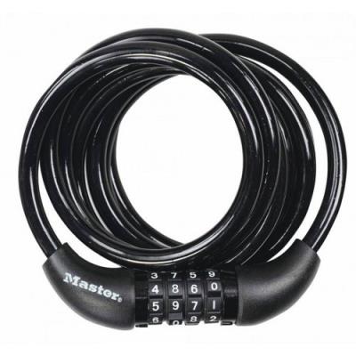 Master lock cble antivol noir 1,80 m