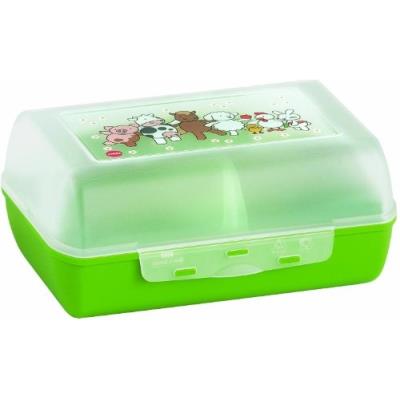 Emsa 513791 variabolo boîte de repas avec cloison séparatrice farm family polypropylène 16 x 11 x 7 cm