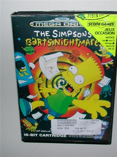 Simpsons, The: Bart's Nightmare État correct -  reconditionné disponible sur Fnac