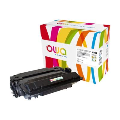 OWA - zwart - gereviseerd - tonercartridge (alternatief voor: HP 55X)