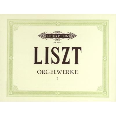 Partitions classique EDITION PETERS LISZT FRANZ - COMPLETE ORGAN WORKS VOL.1 - ORGAN Orgue