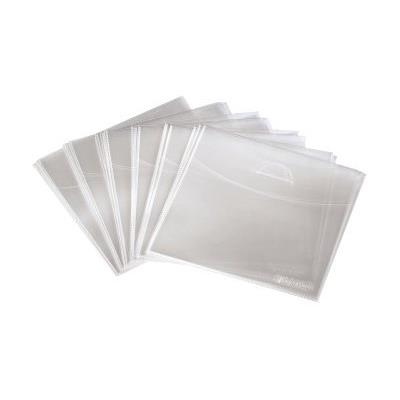 Hama CD/DVD Protective Sleeves - CD/DVD-hoes -capaciteit: 1 CD/DVD - transparant (pak van 75)
