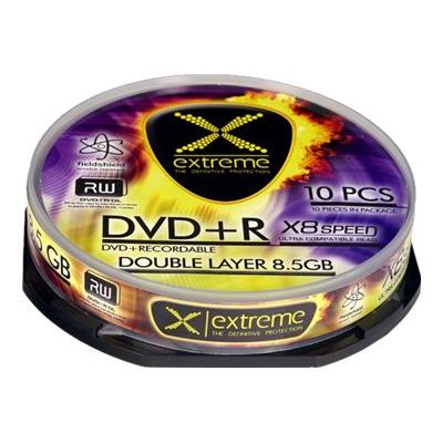 Extreme - DVD+R DL x 10 - 8.5 GB - opslagmedia