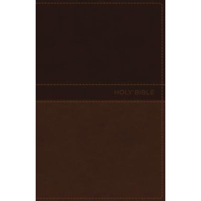 NKJV, Deluxe Gift Bible, Imitation Leather, Tan, Red Letter Edition - [Version Originale]