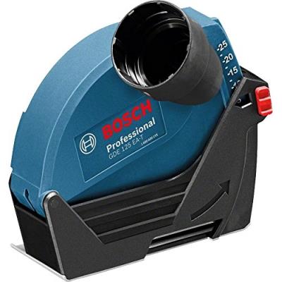 Bosch Professional Gde 125 Ea T-Shirt Capot D'Aspiration, 125 Mm à Tronçonner Ø 25 Mm Profondeur De Coupe Maximum, Montage Sans