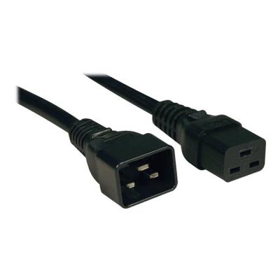 Tripp Lite 10ft Power Cord Extension Cable C19 to C20 Heavy Duty 20A 12AWG 10' - voedingskabel - 3.05 m