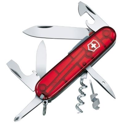 victorinox 1.7804.t couteau spartan lite 11 p rouge translucide