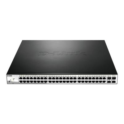 D-Link Web Smart DGS-1210-52MP - switch - 52 poorten - Beheerd - rack-uitvoering