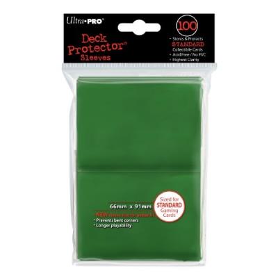 Ultra pro deck protector standard size green - 100 pcs.