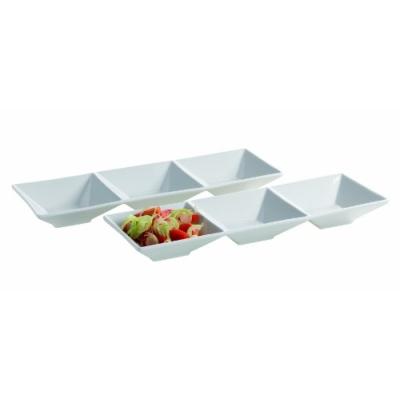 DOMESTIC PROFESSIONAL 923305 SET DE CABARET 3 DIVISÉ 27,5 X 9 CM 2 PIÈCES TRENDY LINE