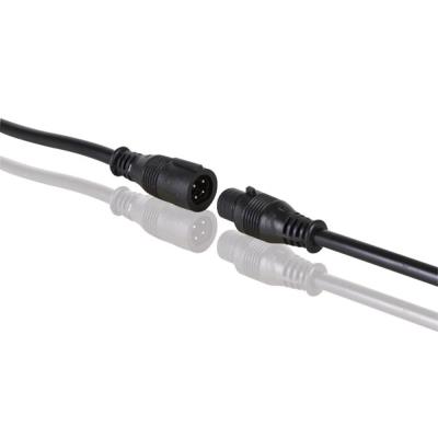 Connecteur pour flexible led rvb avec câble (mâle-femelle) - ip65 velleman lcon09