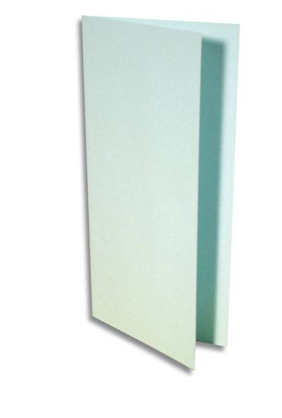 Paquet de 25 cartes pliées Pollen 106x213mm Bleu 210g