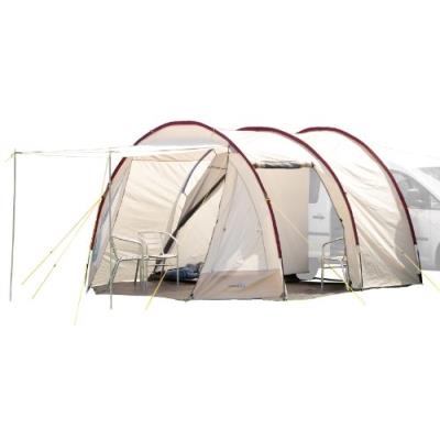 Skandika camper 16034 auvent tente sable rouge 370 x 320 cm