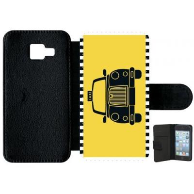 Etui samsung galaxy a3 2016 taxi sur fond jaune