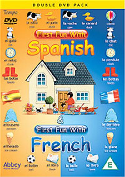 First Fun With Spanish / First Fun With French , (Animated)