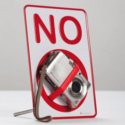 Panneau d'interdiction à élastique amovible - Signalisation Intedit
