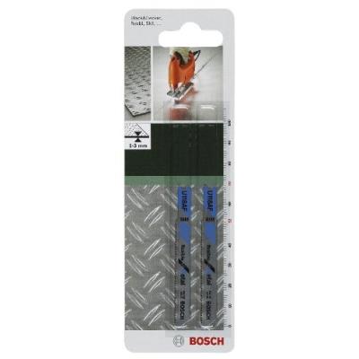 Bosch 2609256768 Hss - U 118 Af Lame De Scie Sauteuse pour Tôles Métalliques Minces Epaisseur 1-3 Mm Longueur 70 Mm